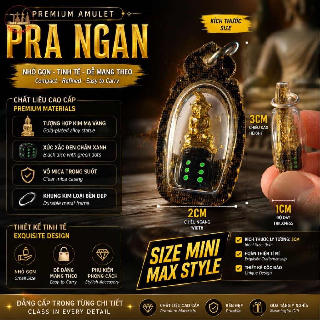 Móc Khóa Thần Ngân 3.5cm – Phụ Kiện Trang Trí Ấn Tượng