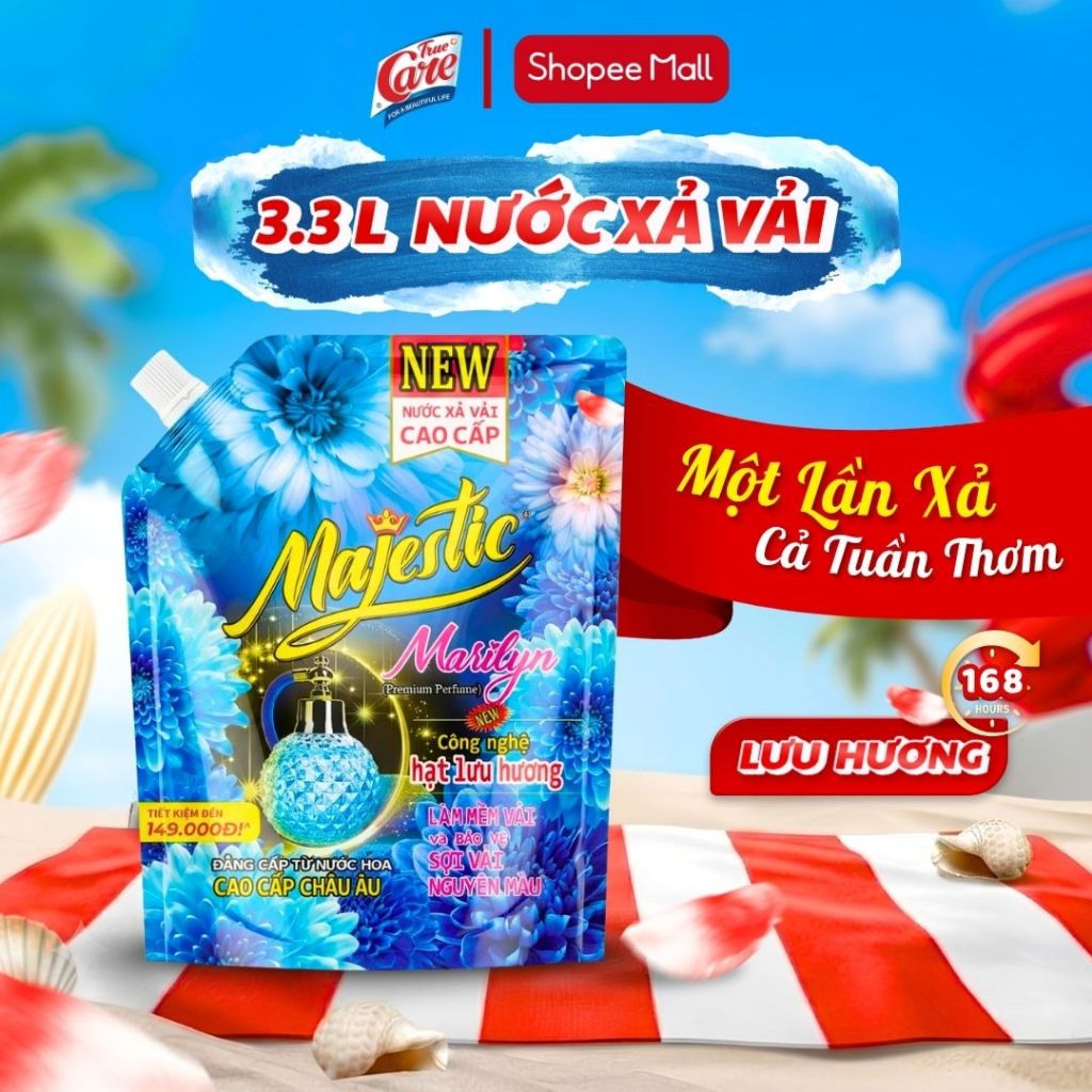 Nước Xả Vải True Care Hương Marilyn (1.15Kg - 3.3Kg)
