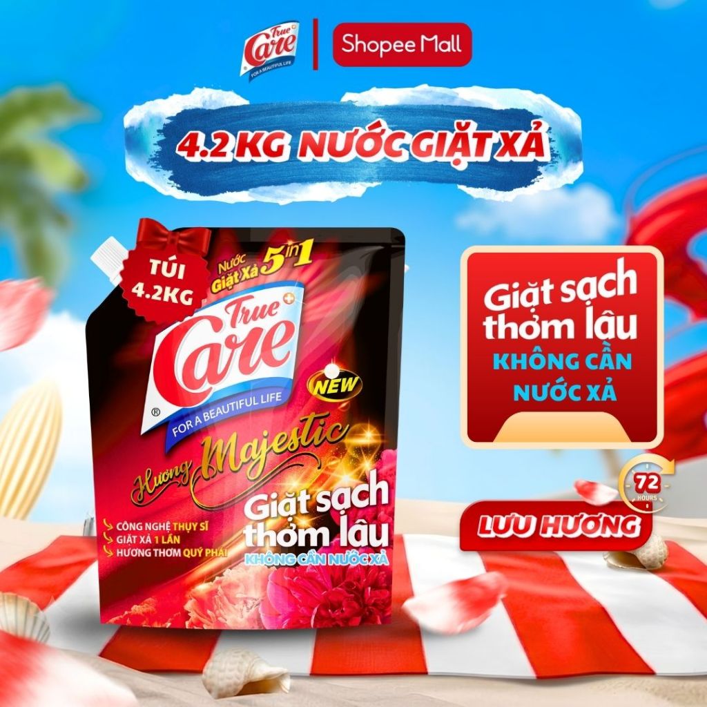 Túi Nước Giặt Xả True Care 5in1 (0.75-4.2kg)