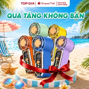 Quạt cầm tay TopGia làm mát nhanh, nhỏ gọn, dễ mang đi, tiết kiệm pin