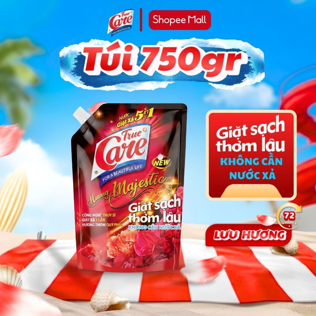 [HD] Túi Nước GIặt Xả True Care 5in1 750gr
