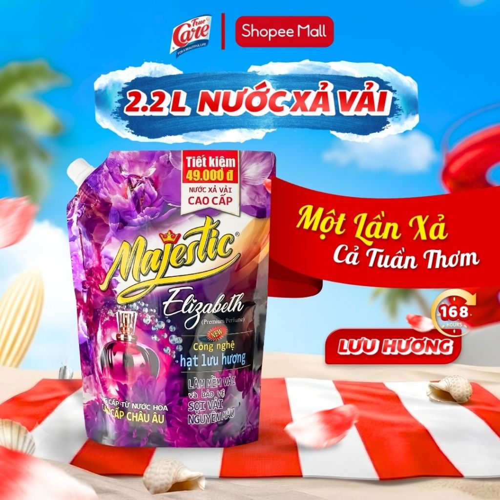 Nước Xả Vải True Care Hương Elizabeth (1.15Kg - 2.2Kg)