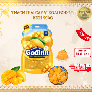 Thạch Trái Cây Vị Xoài Godinn Juice Flavored Jelly Bịch 500g - SHOP DẦU DOKRAK