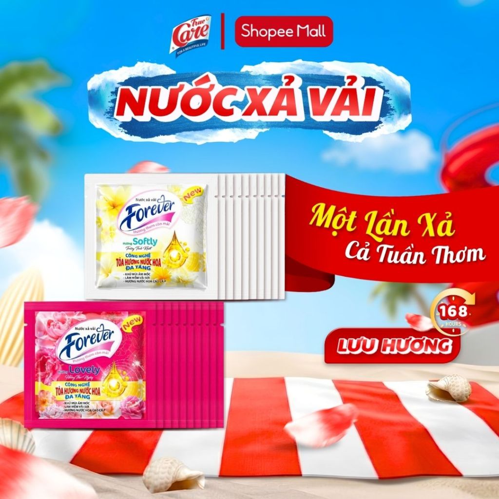 Combo 20 gói xả vải Forever 20gr