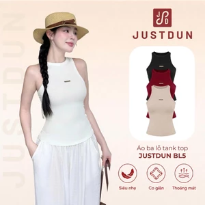 Áo ba lỗ tank top mùa hè Justdun cotton mịn thoáng mát BL5