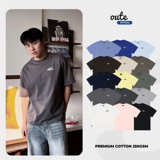 Áo Thun Trơn Outerity Symbol Form Semi-Boxy Cotton 100% Nam Nữ Unisex Localbrand 2026