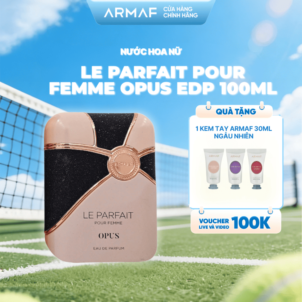 Nước hoa nữ Armaf Le Parfait Pour Femme Opus EDP 100ml | Shopee