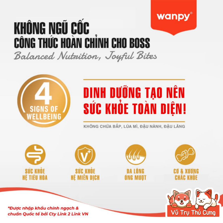 (3KG Tặng 500g) Hạt Wanpy / Captain Cho Chó Kén Ăn, Giúp Tăng Cân, Siêu Topping