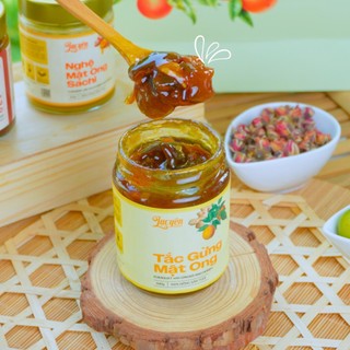 Tắc Gừng Mật Ong Lạc Yên Foods  Có Nhiều Miếng Tắc Gừng Để Ngậm Hỗ Trợ Ấm Họng Tăng Đề Kháng