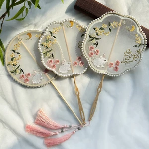 Quạt Cổ Trang Trung Hoa Cán Gỗ Chụp Ảnh Cosplay Chụp Ảnh Cưới Cao Cấp MUN STORE QUATCTDAI6
