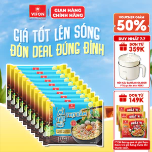 Set 10 gói Mì Thịt Thật VIFON Vị Thịt Bằm/ Mì Bò Cay/ Mì Riêu Cua VIFON 90g / Gói