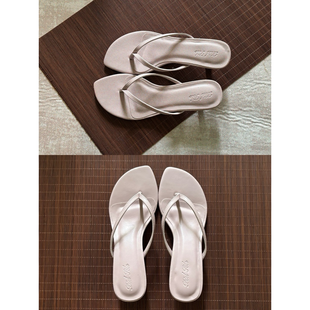 Heels Shoe by díelsóle - Guốc Xỏ Ngón Cao Gót Nữ Chất Liệu Satin Mềm Dáng Mũi Xoài Gót 3cm