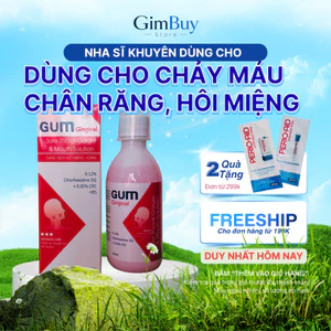 Nước Súc Miệng GUM Gingival 250ml - Ngăn Ngừa Viêm Nướu, Chảy Máu Chân Răng, Hôi Miệng