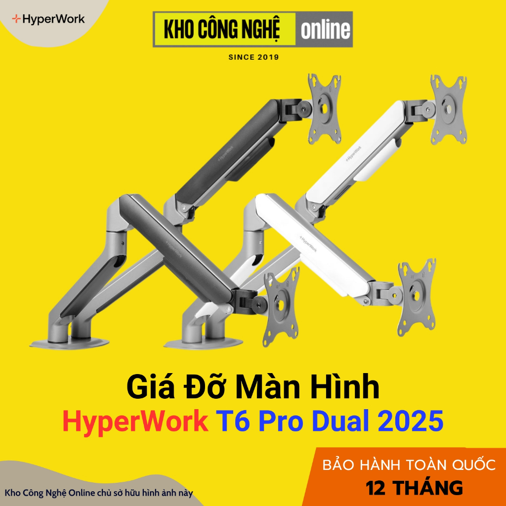 Giá treo/ Arm màn hình Human Motion T6 Pro / T6 Pro Dual (Hàng chính hãng) | BigBuy360 - bigbuy360.vn