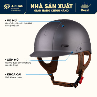 Nón bảo hiểm nữa đầu M1 S04 Đi Xe Máy Dành Cho Nam Và Nữ đạt chuẩn an toàn, bảo hành 12 tháng