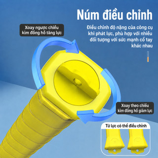 Gậy Luyện Tập Phát Lực Cổ Tay Cầu Lông - Gậy Tập Vung Vợt Chỉnh Tư Thế, Tặng Cuốn Cán