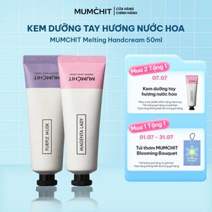 Kem dưỡng tay MUMCHIT Melting Handcream - Dưỡng ẩm chuyên sâu, mềm mịn 24h hương nước hoa dễ chịu lưu hương lâu 50ml