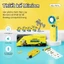 JAMAY F5PRO Sự hợp tác của Minions Quạt Turbo Jet 6000 mAh có thể sạc lại, cầm tay, di động, gió mạnh, Hệ thống làm lạnh