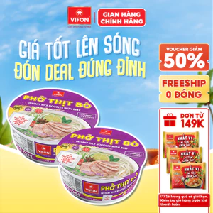 Set 2 Tô Phở thịt bò/ phở thịt gà/ bánh đa cua/ miến cua các loại