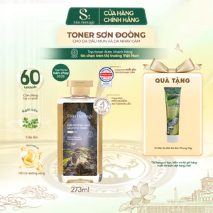Toner cấp ẩm Sơn Đoòng dưỡng ẩm và hỗ trợ dưỡng sáng cho da dầu mụn, nhạy cảm Skin Heritage Sử dụng 60 Lợi Khuẩn 273ml