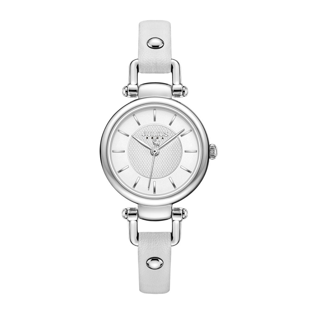 Đồng Hồ Nữ JA-1420 Julius Hàn Quốc Dây Da 3 màu