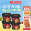 Set 4 Tô Nhất Vị Mì Trộn Gà Phô Mai Cay/ Trộn Carbonara 90gr Thơm Ngon, Đậm Đà
