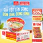 Thùng 12 Tô Phở Thịt Gà Có Thịt Thật VIFON 120g/Tô