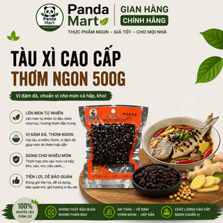 Tàu Xì Hạt Đen Cao Cấp 150g và 500g - Đậu Xị Thơm Ngon, Hạt Mẩy, Thơm Nồng, Chuẩn Vị Món Hoa