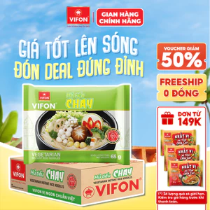 Thùng 30 gói Hủ Tiếu Chay VIFON 65g /gói