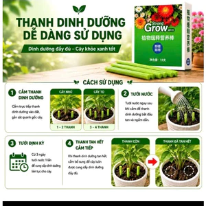 Thanh Dinh Dưỡng NPK Cho Cây Trồng Hộp 18 Thanh