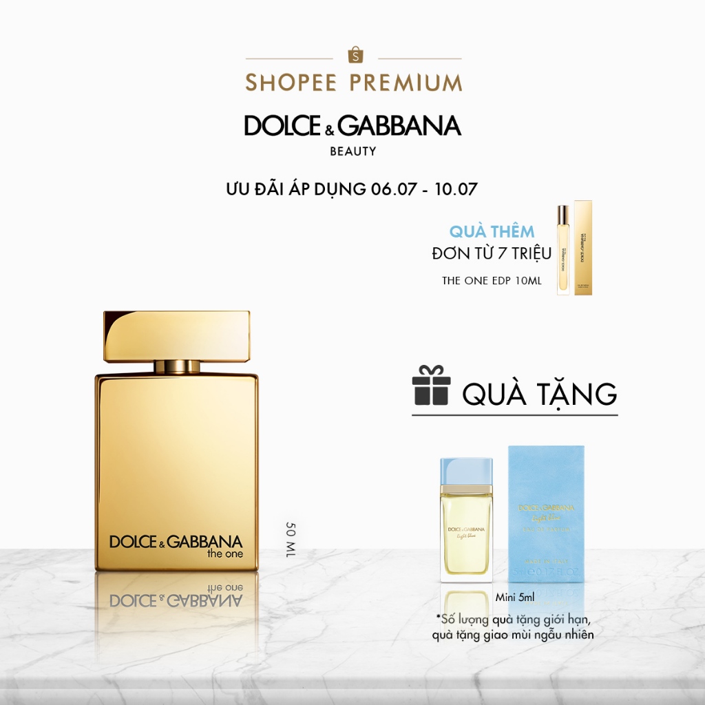 Nước hoa nam Dolce&Gabbana The One for Men Gold EDP Intense 50ml