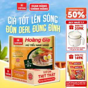 Thùng 18 gói Hoàng Gia Hủ Tiếu Nam Vang VIFON 120g / Gói
