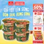 Set 4 Tô Hoàng Gia Miến Cua VIFON 105g - Có Thịt Thật, Tiện Lợi, Đủ Chất