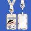 Dây Đeo Thẻ Shin Cậu Bé Bút Chì Kèm Bao Đựng Thẻ Học Sinh Sinh Viên Nhân Viên MUN STORE DTSHIN3