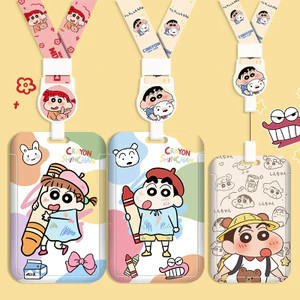 Dây Đeo Thẻ Shin Cậu Bé Bút Chì Kèm Bao Đựng Thẻ Học Sinh Sinh Viên Nhân Viên MUN STORE DTSHIN3