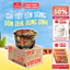 Thùng 12 Tô Mì Thịt Thật Thịt Bằm/ Mì Riêu Cua/ Mì Bò Cay 90gr/ Tô, Có Gói Thịt Thật, Tiện Lợi, Đủ Chấ