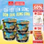 Set 4 Tô Mì Thịt Thật Thịt Bằm/ Mì Riêu Cua/ Mì Bò Cay 90gr/ Tô, Có Gói Thịt Thật, Tiện Lợi