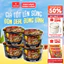 Set 4 Tô Mì Thịt Thật Thịt Bằm/ Mì Riêu Cua/ Mì Bò Cay 90gr/ Tô, Có Gói Thịt Thật, Tiện Lợi