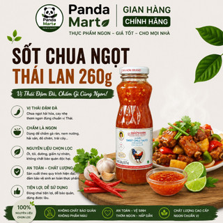 Sốt Chua Ngọt Thái Lan Chai 260g và Chai 980g - Nước Sốt Gà Thái Chấm Đồ, Làm Sườn Xào Chua Ngọt Cực Đỉnh