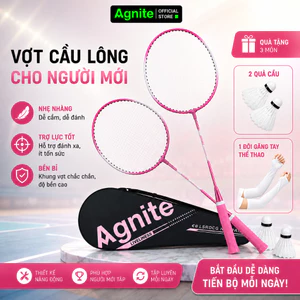 Vợt Cầu Lông Chính Hãng AGNITE - Bộ Vợt Cầu Lông Hợp Kim Siêu Nhẹ Dành Cho Mọi Lứa Tuổi Luyện Tập