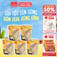 Set 5 Ly Cháo Yến Thịt Bằm/ Thịt Gà 70gr - Có Gói Thịt Thật, Đầy Đủ Dinh Dưỡng