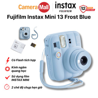 Fujifilm Instax Mini 13 Frost Blue - Máy Ảnh Chụp Lấy Liền Chính Hãng | Hẹn Giờ Thông Minh | BH 12 Tháng