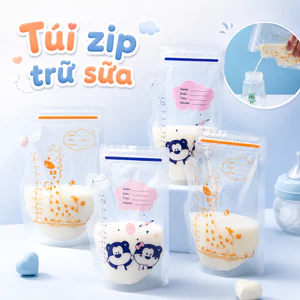 Set 30 Túi Trữ Sữa Mẹ 250ml Có Vòi Rót, Khóa Zip 2 Lớp Chống Rò Rỉ, Túi Bảo Quản Sữa Mẹ An Toàn