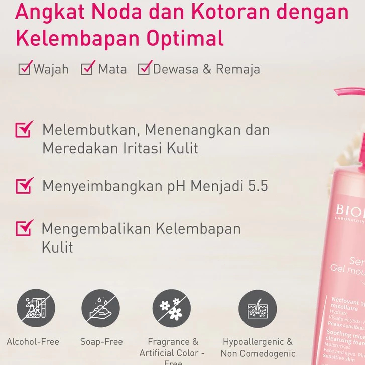 Gel rửa mặt Bioderma 200ml/Sébium Gel Moussant cho da dầu mụn và cho da nhạy cảm 500ml
