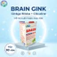 Brain Gink Ginkgo Biloba Pháp 30 viên, hỗ trợ tuần hoàn máu não, hỗ trợ trí nhớ