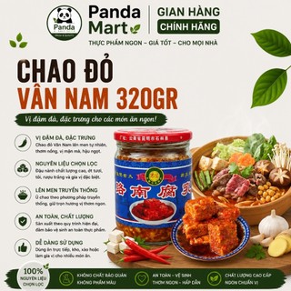 Chao Đỏ Vân Nam 320g Lên Men Tự Nhiên - Vị Béo Ngậy, Chuyên Nấu Vịt Quay, Làm Nước Chấm