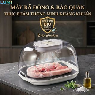 Máy rã đông thực phẩm KACHEEG KAYUSO cao cấp, máy rã đông chạy pin siêu tốc công nghệ ion an toàn cho thực phẩm
