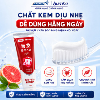 Kem Đánh Răng Kumho HQ Plus+M 120g Tinh Chất Bưởi Đỏ Hỗ Trợ Làm Sạch Răng Miệng, Hơi Thở Thơm Mát