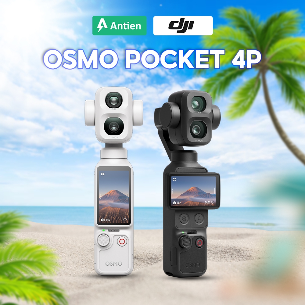 DJI Osmo Pocket 4P Camera Kép Linh Hoạt, Zoom 12x, Dynamic Range 17 Stop - Antien