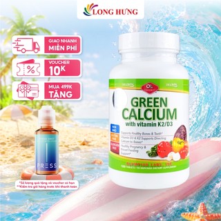 Viên uống Olympian Labs Green Calcium bổ sung canxi hữu cơ (100 viên)